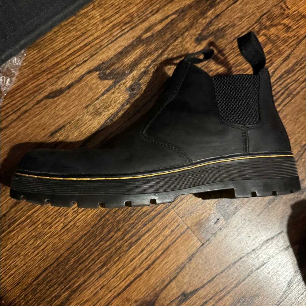 Doc Marten black men’s Chelsea boots size 12